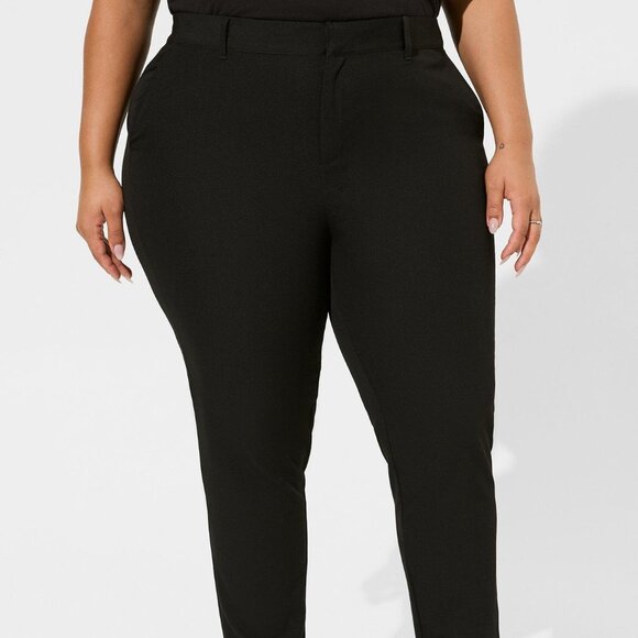 ❤️NWT VINTAGE TORRID TWILL PANTS - HIGH RISE COMFORT FLEX WAIST - PLUS SIZE - Picture 6 of 9